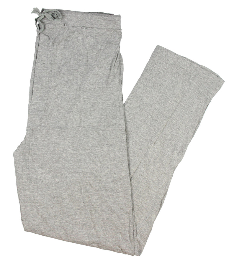 Intimo Men's Solid Grey Heather Drawstring Pajama Pant