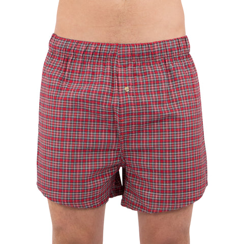 Plaid Boxer Short, Multicolor, Medium