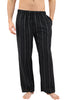 INTIMO Soft Bamboo Flannel Pajama Sleep Pants Black