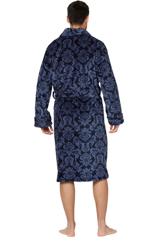 Intimo Men's Paisley Corel Robe