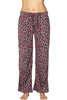 Intimo Womens Printed Microfleece Pajama Pant, Animal, X-Large