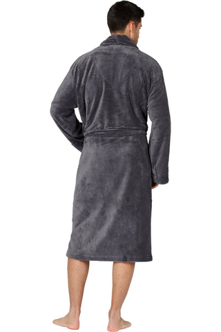 Men's Cozy Plush Fleece Robe