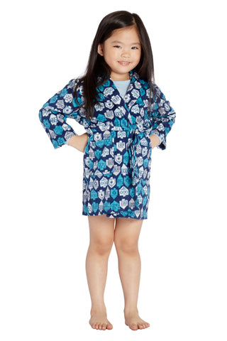 INTIMO Toddler Hanukkah Dreidel Robe