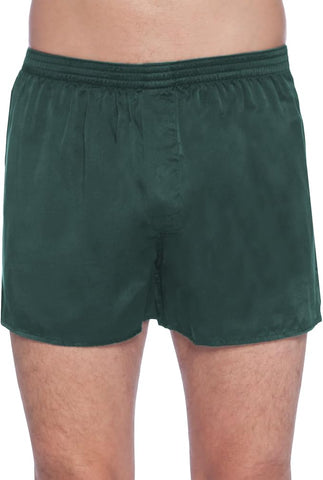 Intimo Mens Classic Silk Boxers, Forrest, XX-LARGE