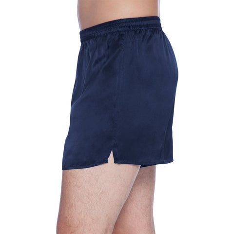 Intimo Mens Classic Silk Boxers, Dark Navy, XX-Large