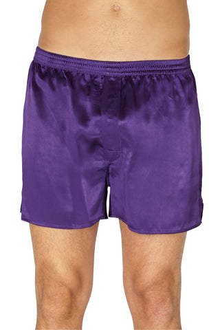 Intimo Mens Classic Silk Boxers, Amethyst, XX-Large