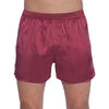 Intimo Mens Classic Silk Boxers, Burgundy Large