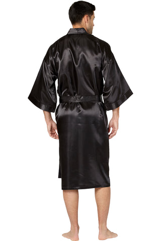 Intimo Mens Classic Satin Robe