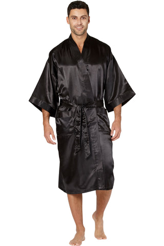 Intimo Mens Classic Satin Robe