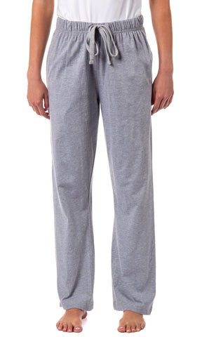 Intimo Women's Cotton/Poly Blend Jersey Knit Lounge Pants Pajama Pants