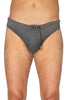 INTIMO Mens Comfy Soft Knit Bikini Brief, Grey, Medium