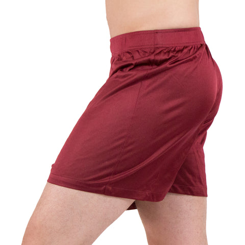 Intimo Mens Tricot Boxer, Burgundy, Medium